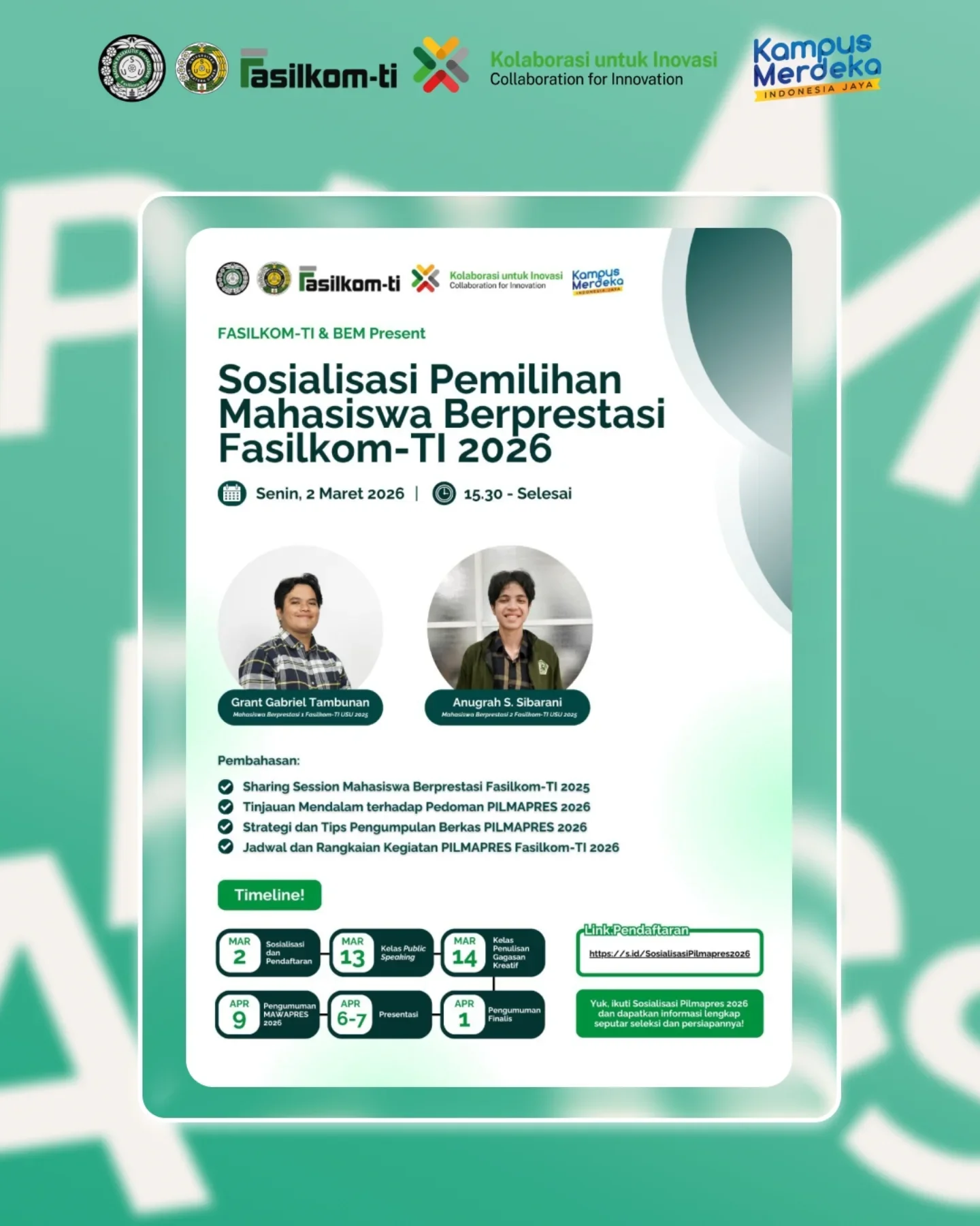 Outstanding Student Fasilkom-TI USU Socialization